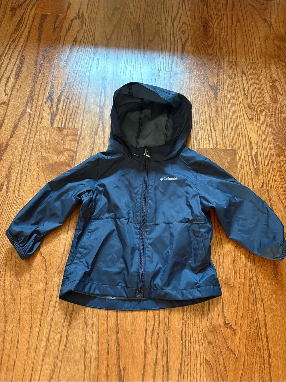 Columbia Kids Navy Hooded Rain Jacket